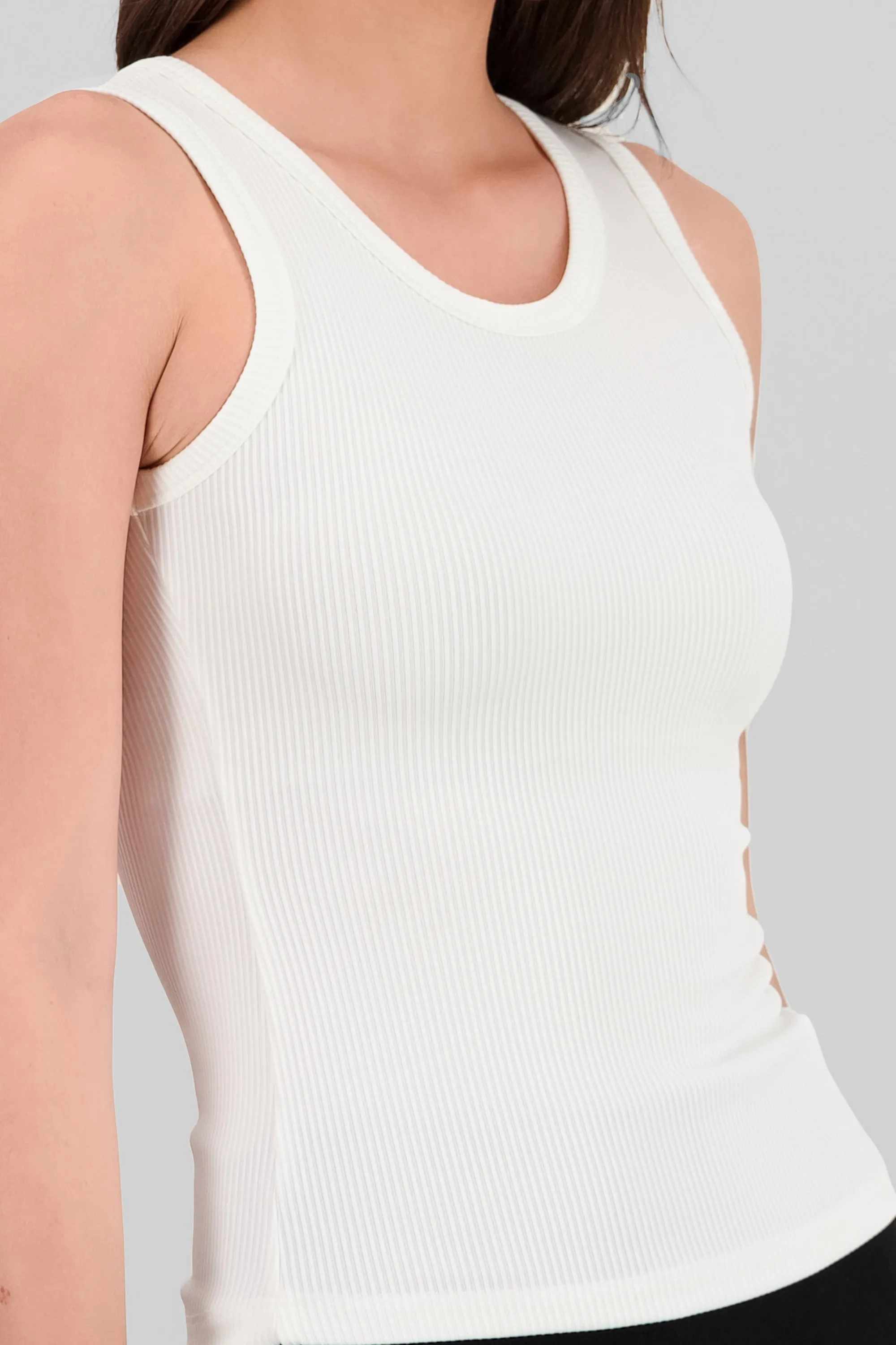 Tank top larga rib grueso hypsters sold by Shasa product image thumbnail 5