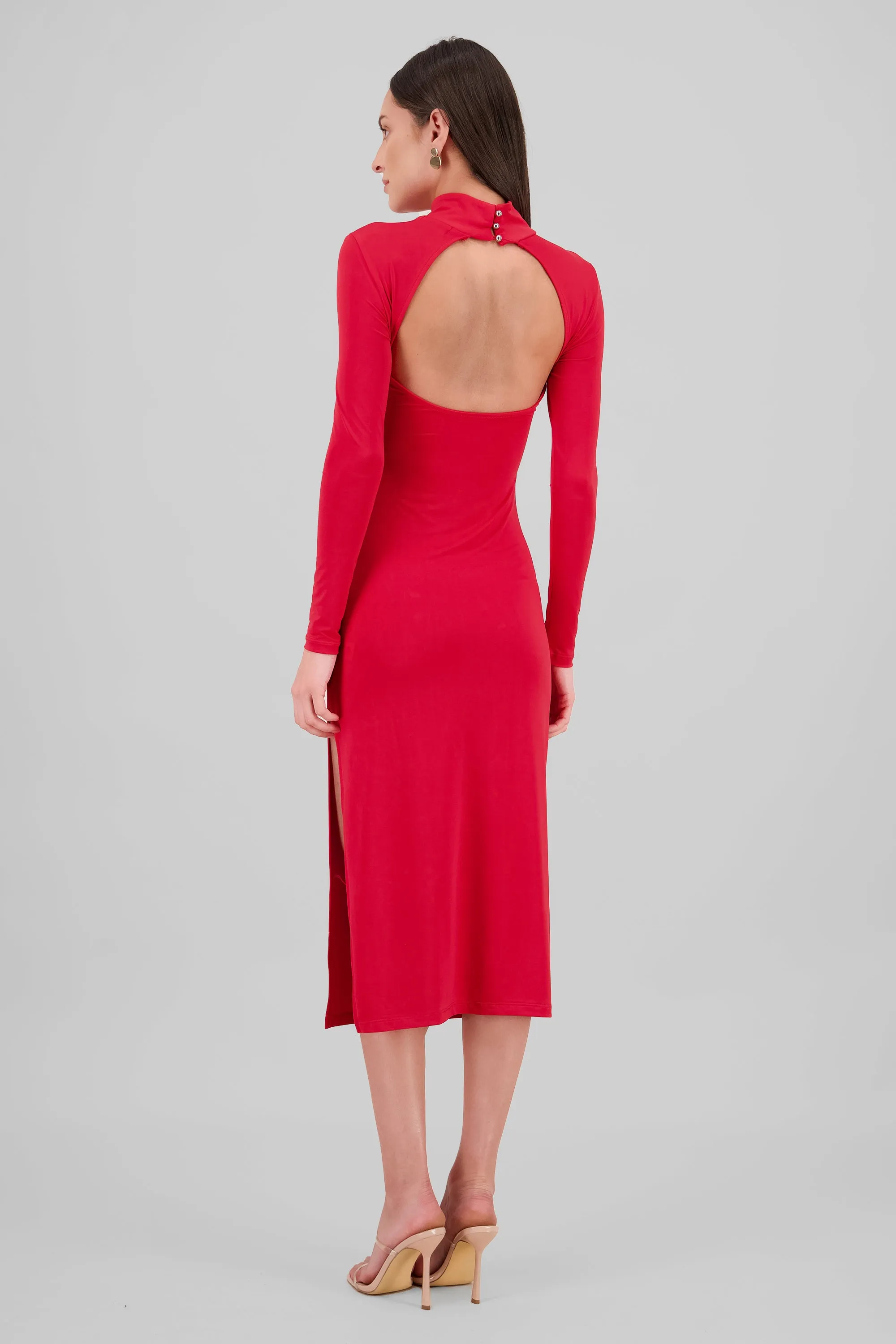 Vestido maxi manga larga escote espalda Hypsters sold by Shasa product image thumbnail 4