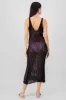 Vestido maxi tejido perlas sold by Shasa