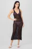 Vestido maxi tejido perlas sold by Shasa