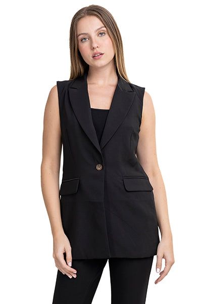 Chaleco monocolor bolsillos sold by Shasa product image thumbnail 2