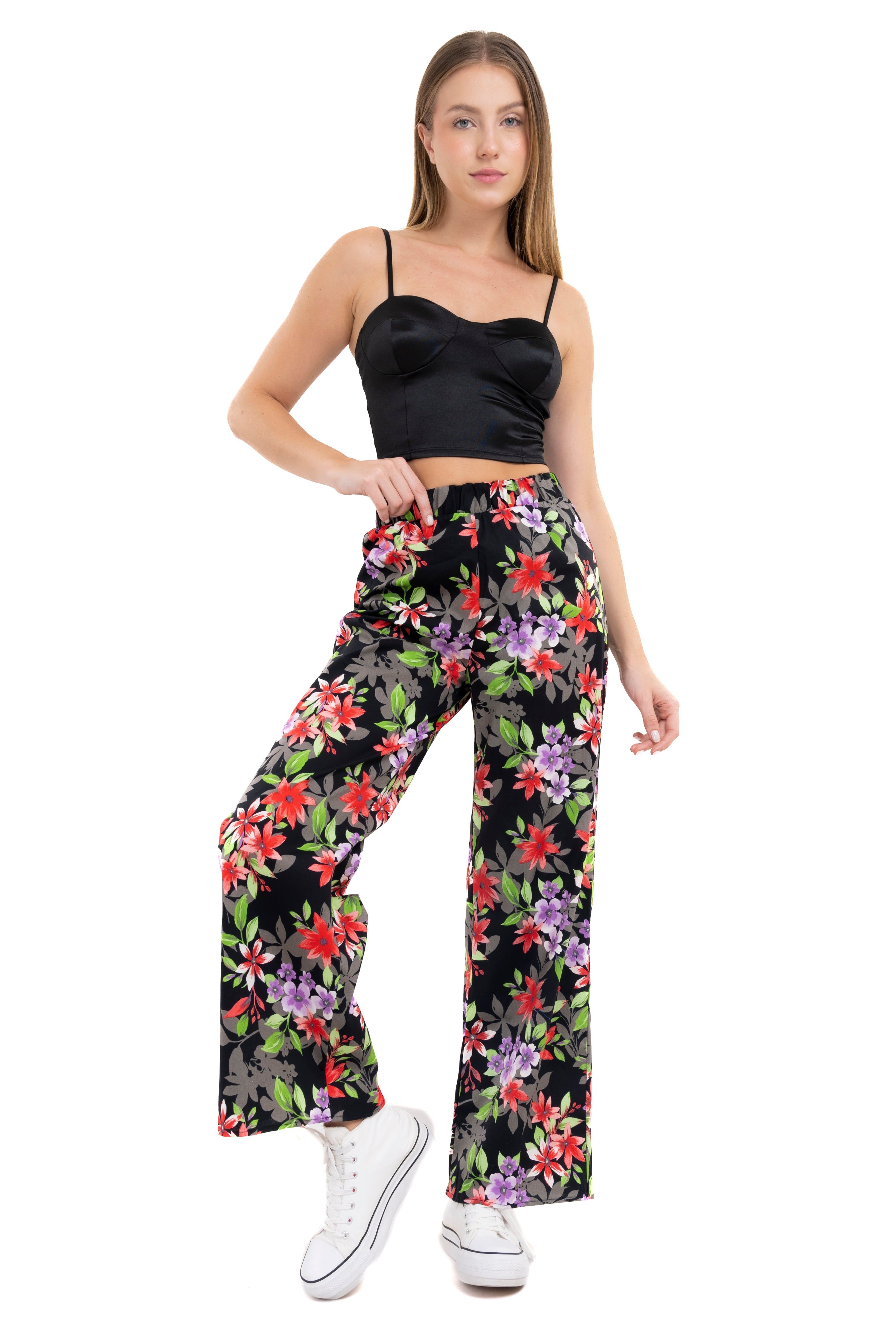 Pantalón wide flores sold by Shasa product image thumbnail 2