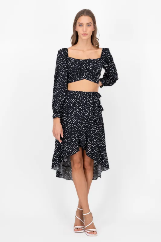 Falda Midi Polka Dots sold by Shasa