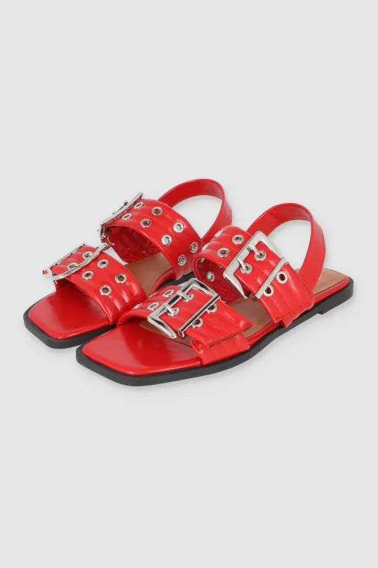 Sandalia hebilla doble eyelets slingback sold by Shasa