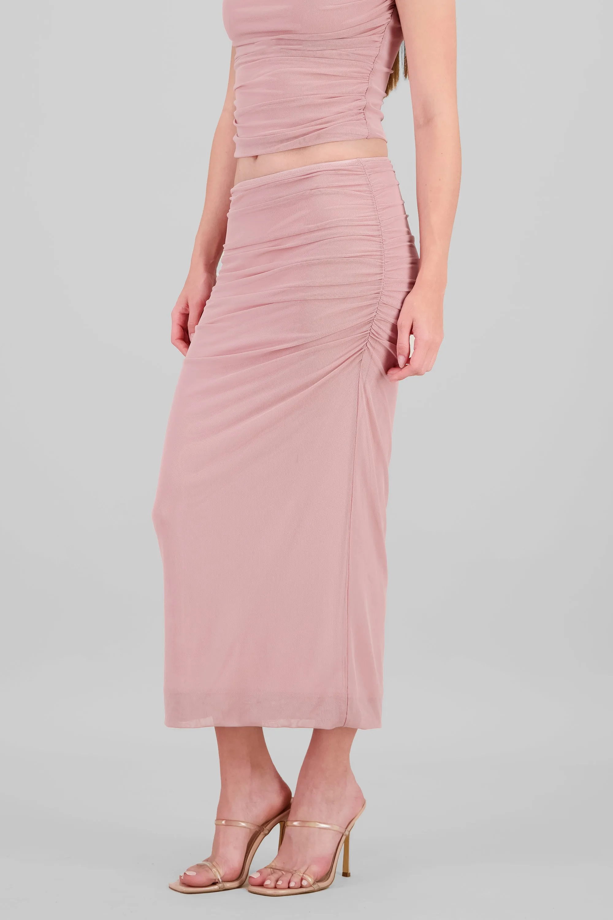 Falda midi drapeada sold by Shasa product image thumbnail 3