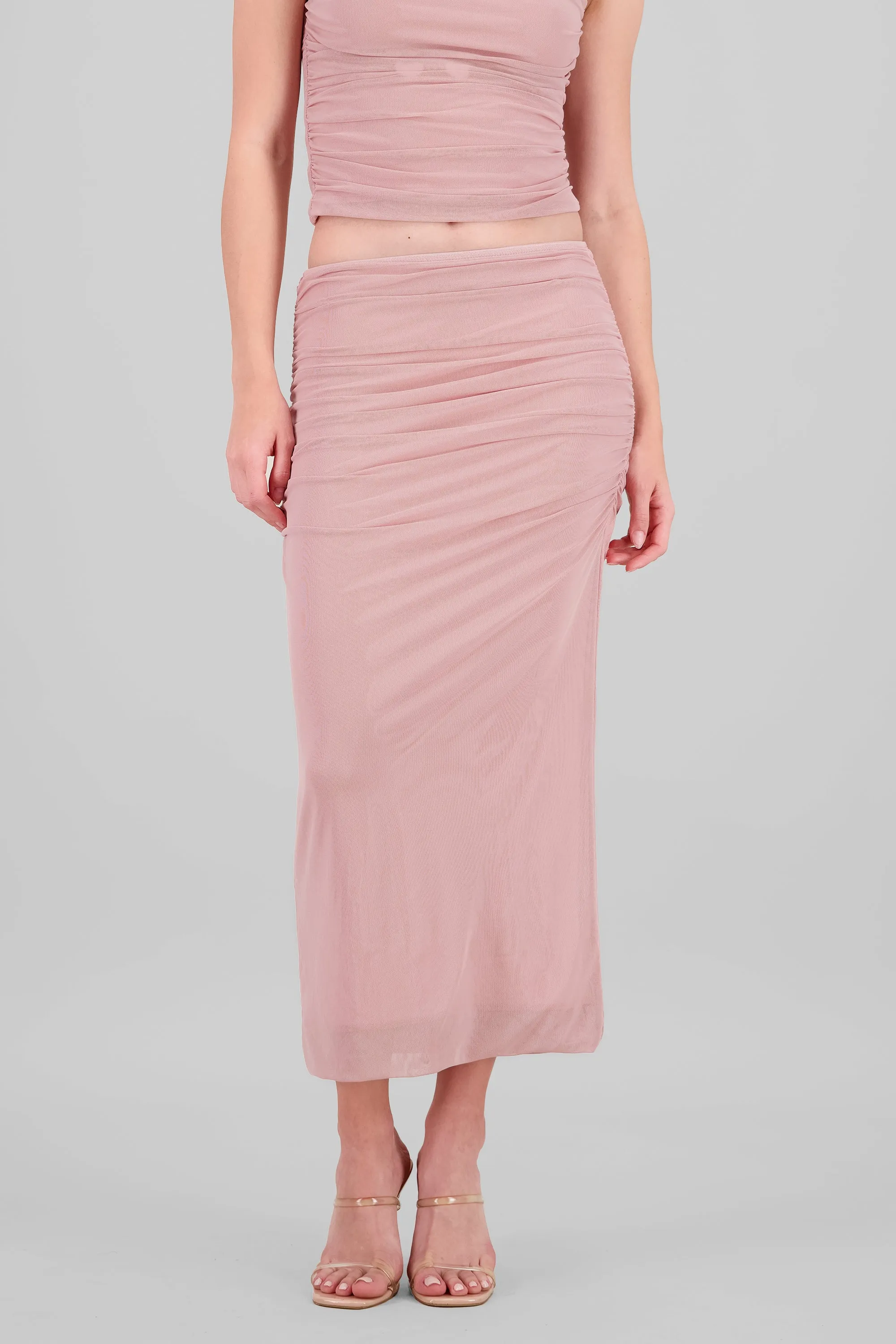 Falda midi drapeada sold by Shasa product image thumbnail 2