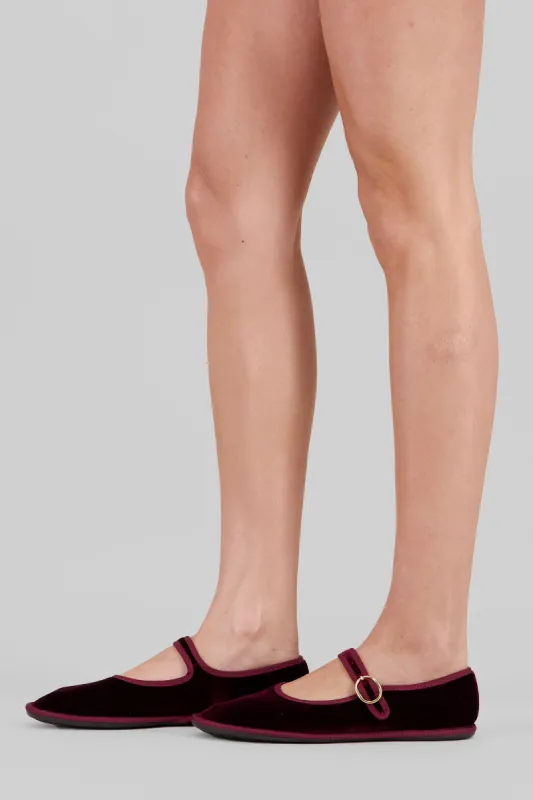 Flats Terciopelo Mary Jane sold by Shasa