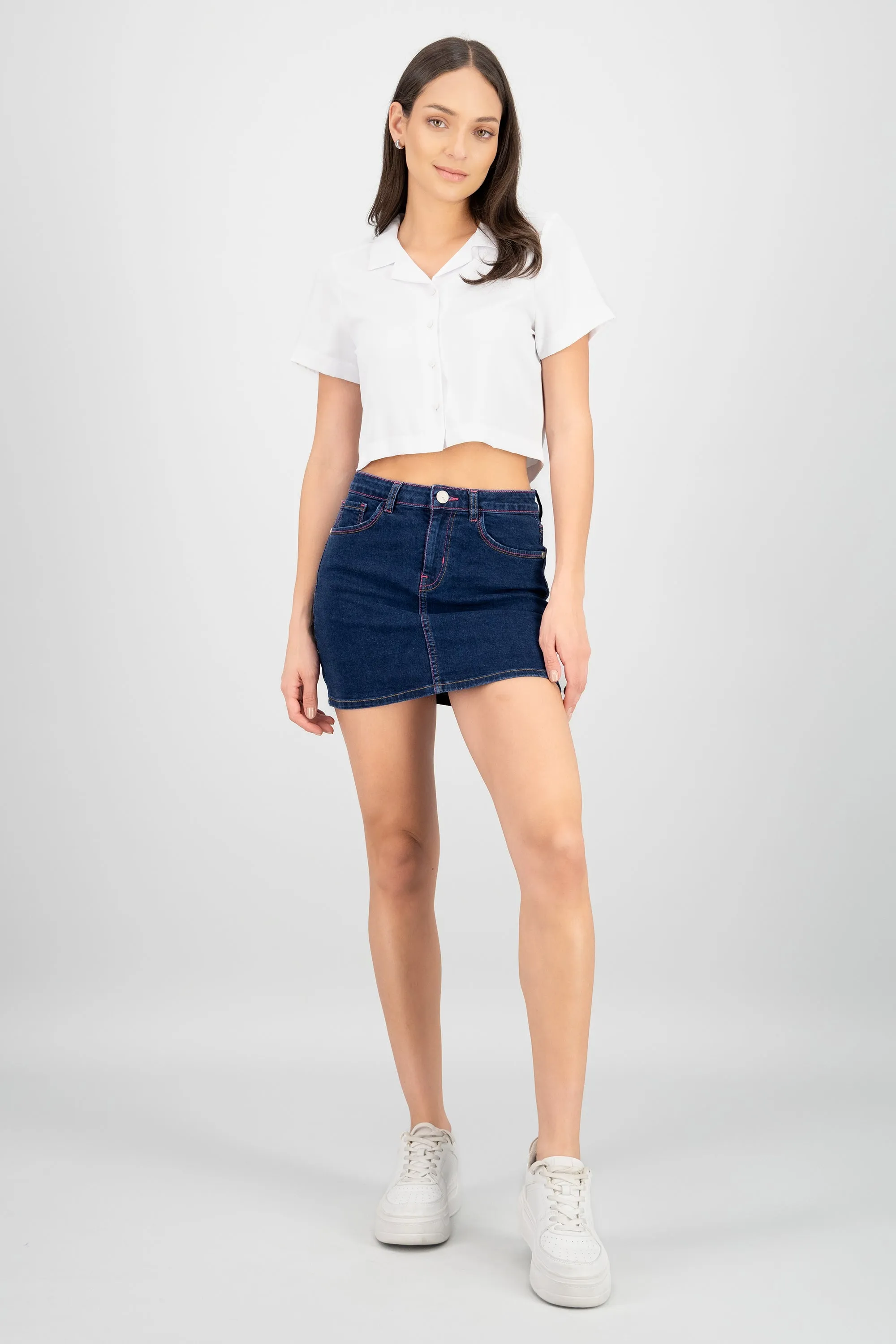 Falda hilo en contraste sold by Shasa