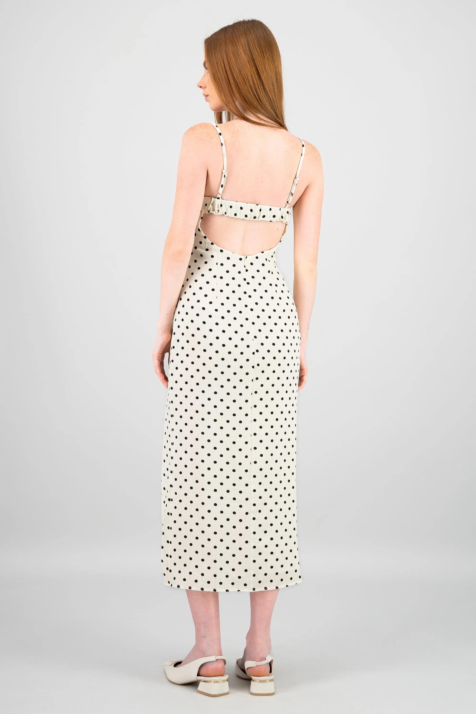 Vestido maxi polka detalle espalda sold by Shasa product image thumbnail 4