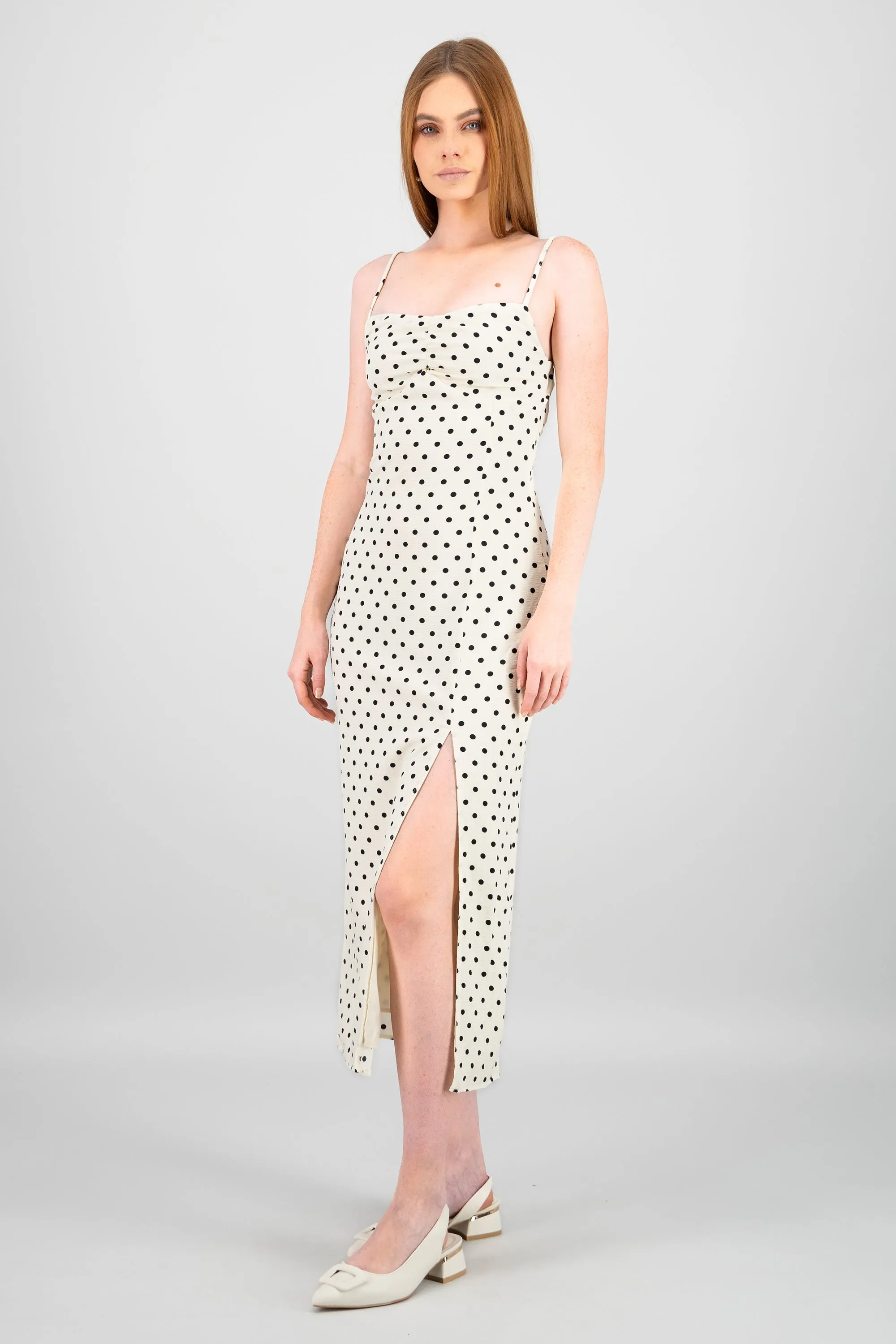 Vestido maxi polka detalle espalda sold by Shasa product image thumbnail 3