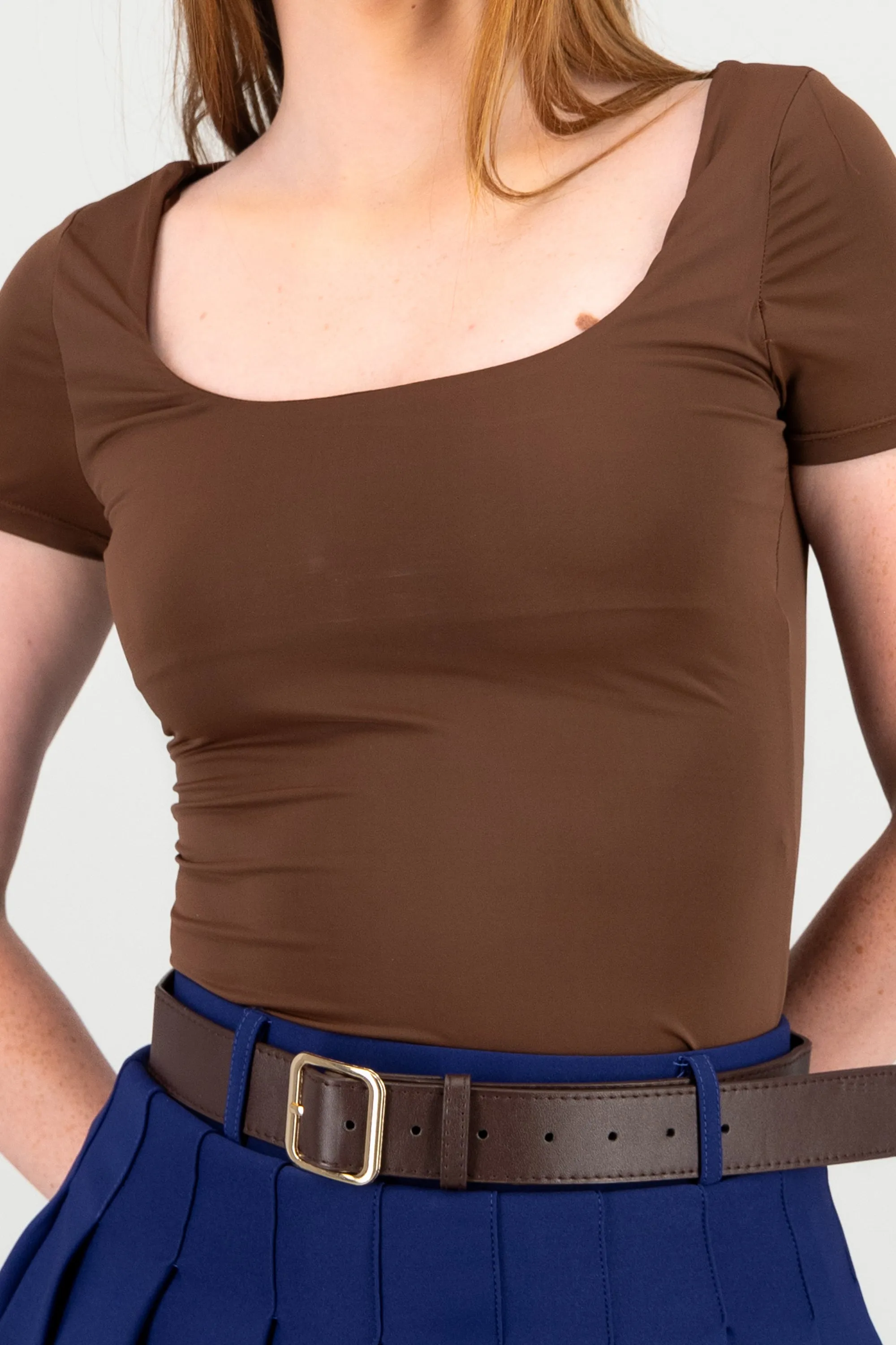 Bodysuit escote cuadrado doble tela sold by Shasa product image thumbnail 5