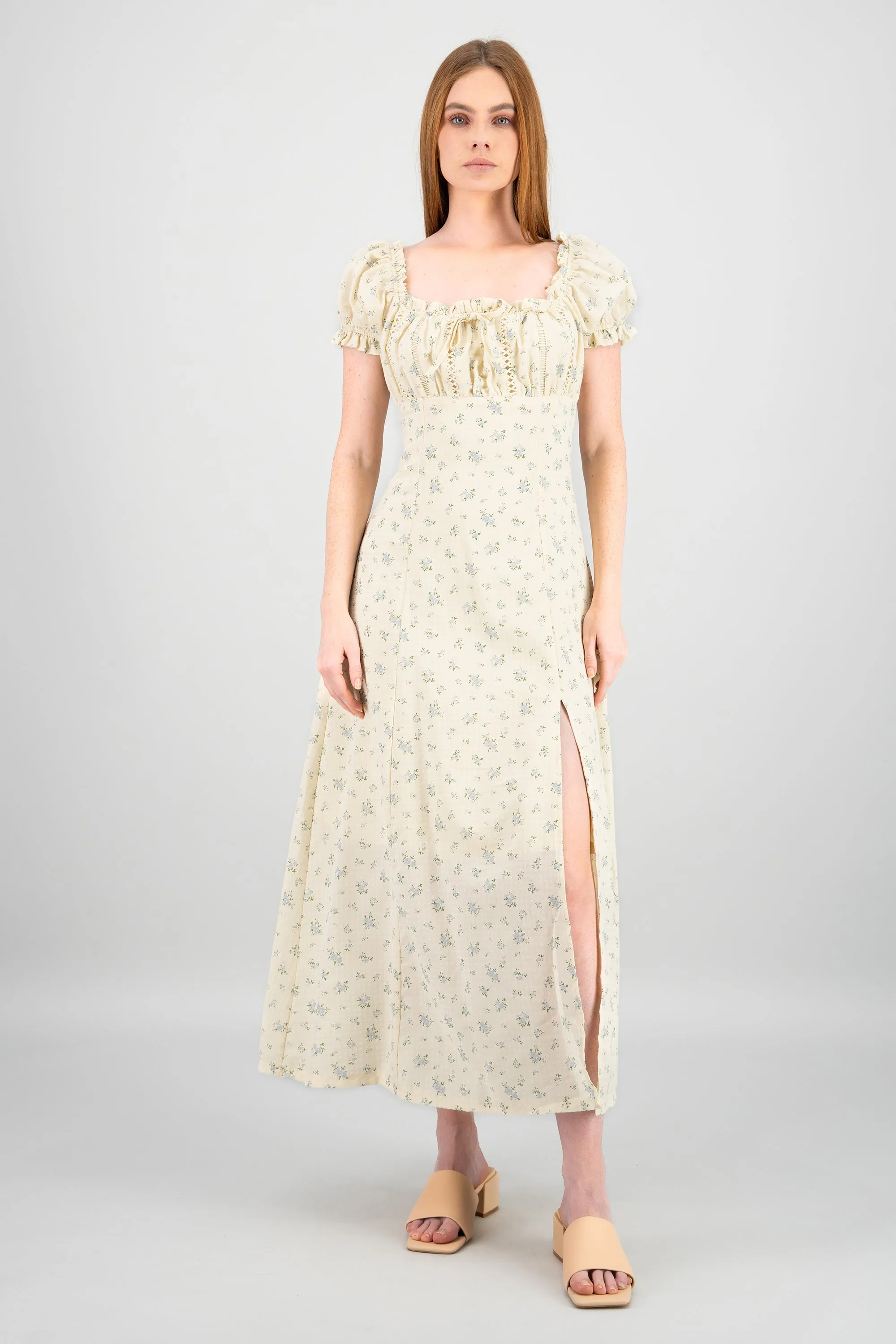 Vestido maxi estampado flores sold by Shasa