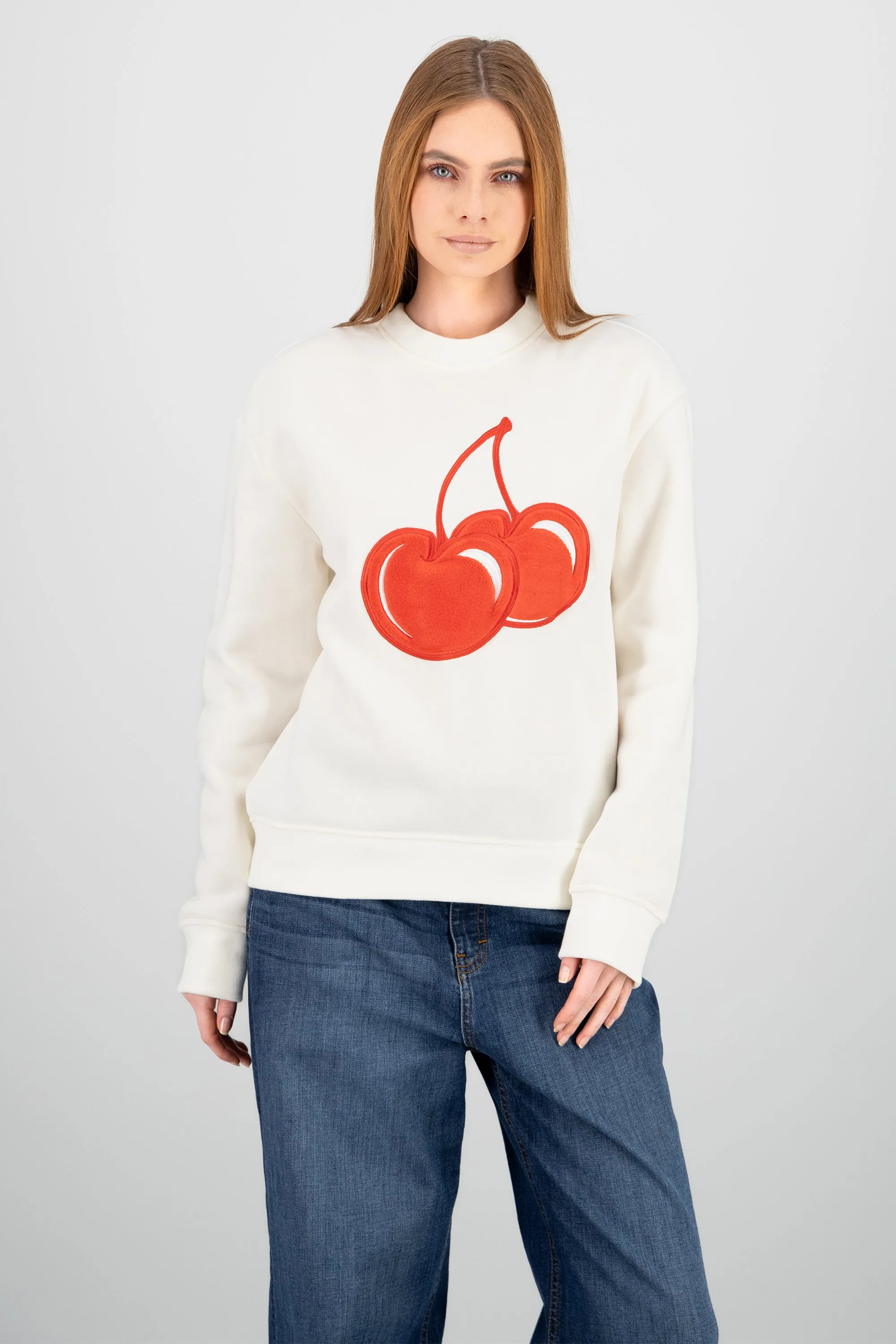 Sudadera oversize cereza textura sold by Shasa product image thumbnail 2