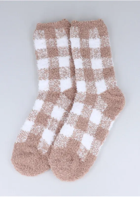 Calcetines Peluche Cuadros sold by Shasa