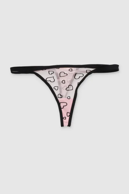 Tanga mesh corazones forma sold by Shasa