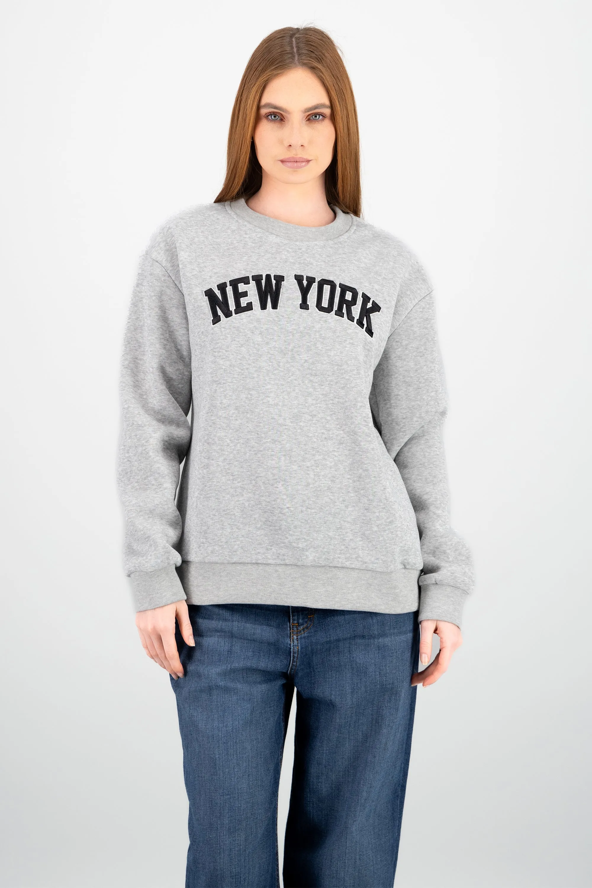 Sudadera oversize bordado NY sold by Shasa