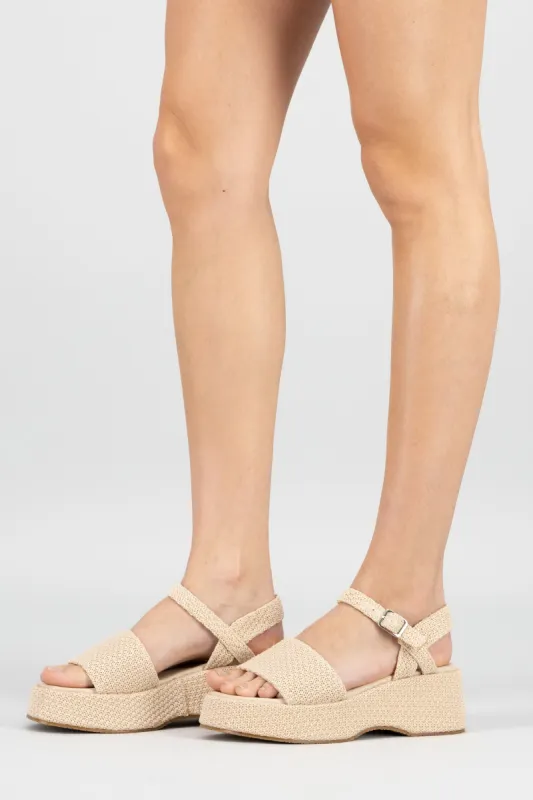 SANDALIAS YUTE PLATAFORMA sold by Shasa