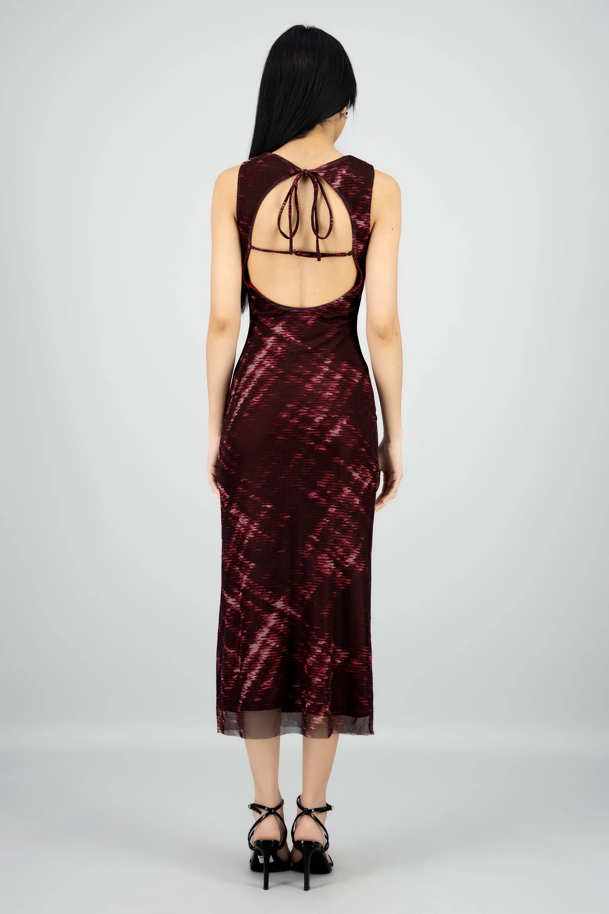 Maxi vestido mesh espalda descubierta sold by Shasa product image thumbnail 4