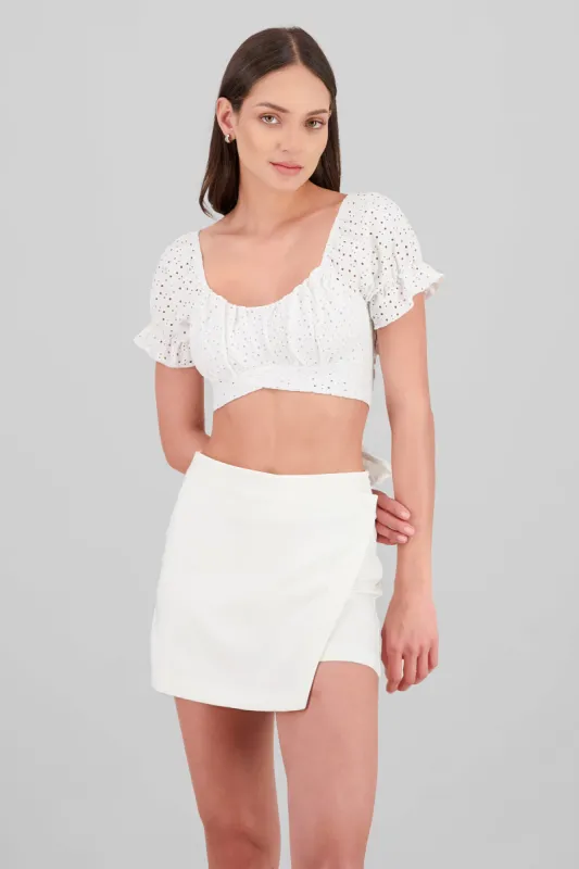 Crop top cruzado eyelead sold by Shasa