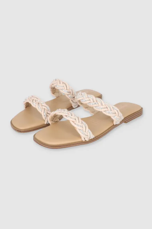 Sandalia dos trenzas textura sold by Shasa