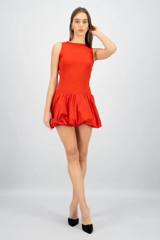 Vestido sin manga burbuja sold by Shasa