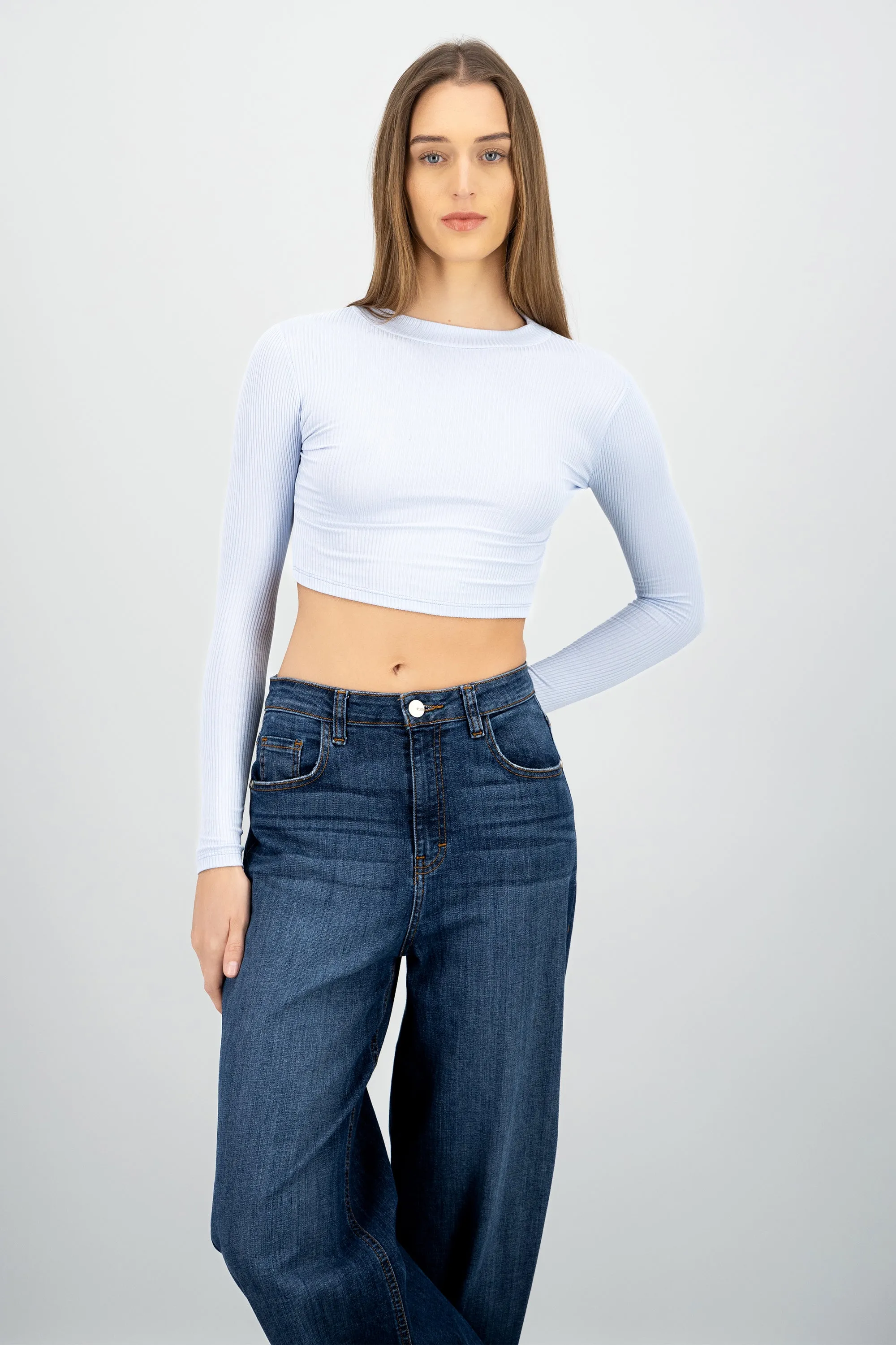 Top Acanalado Manga Larga sold by Shasa