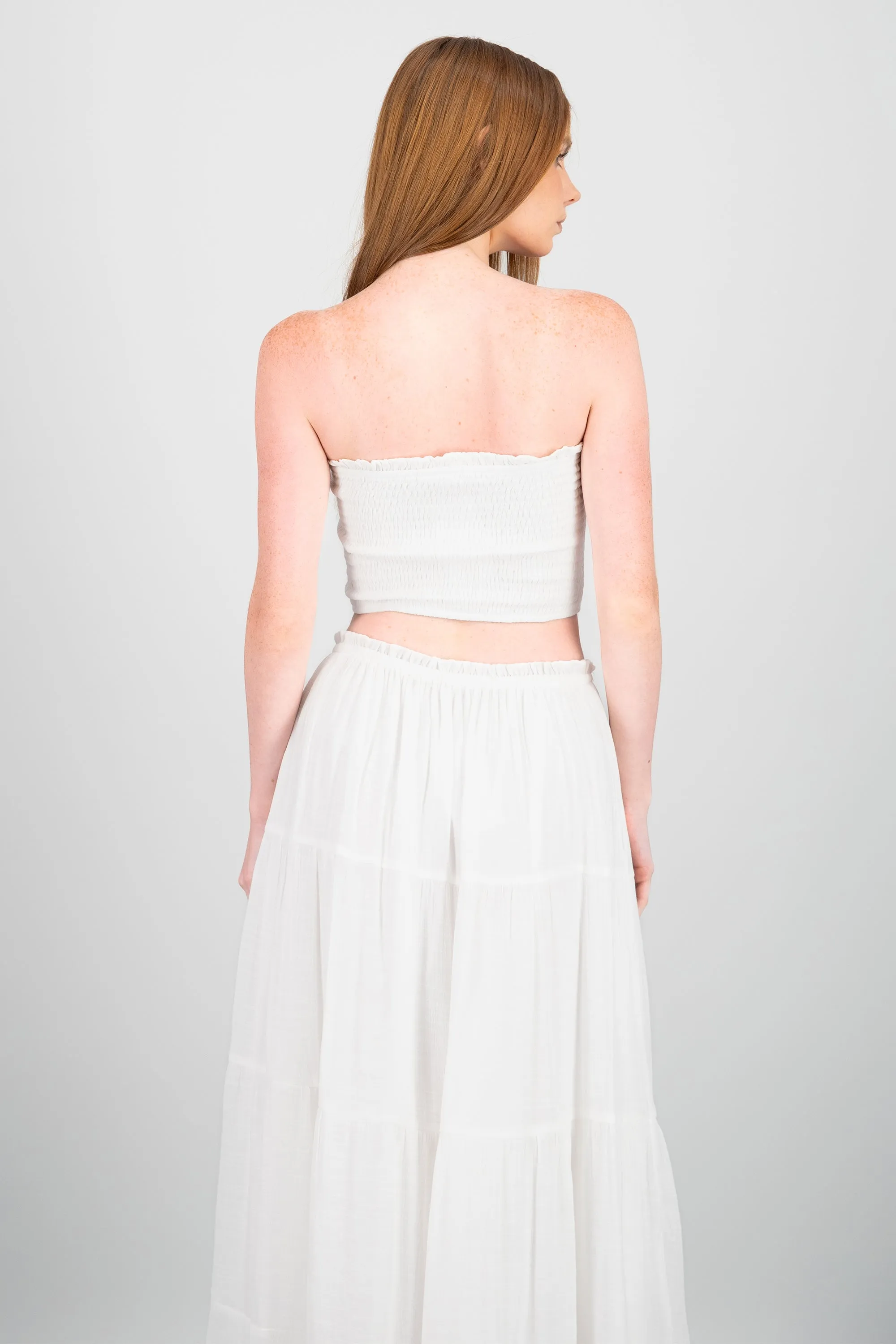 Top corto bandeau smocked sold by Shasa product image thumbnail 4