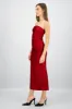 Vestido maxi tubo fruncido sold by Shasa