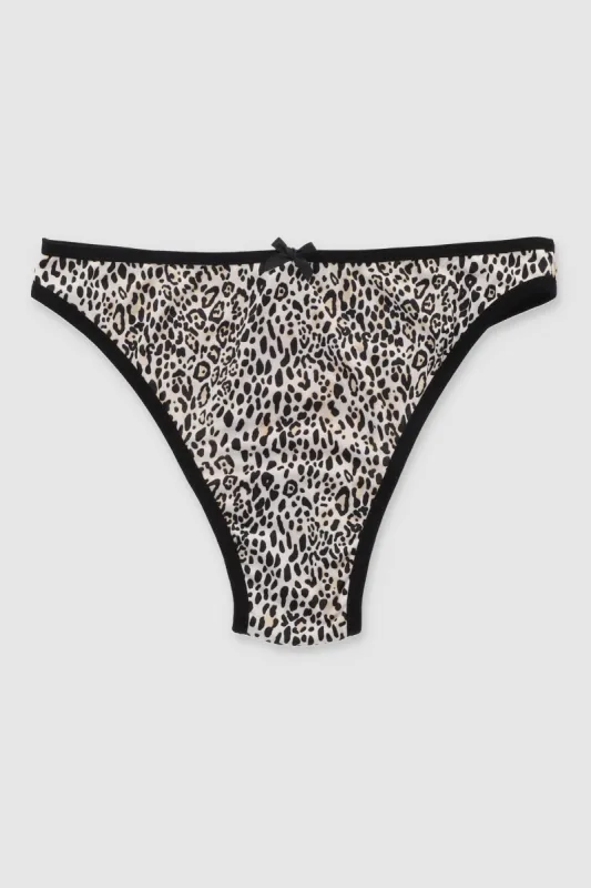 Tanga animal print sold by Shasa
