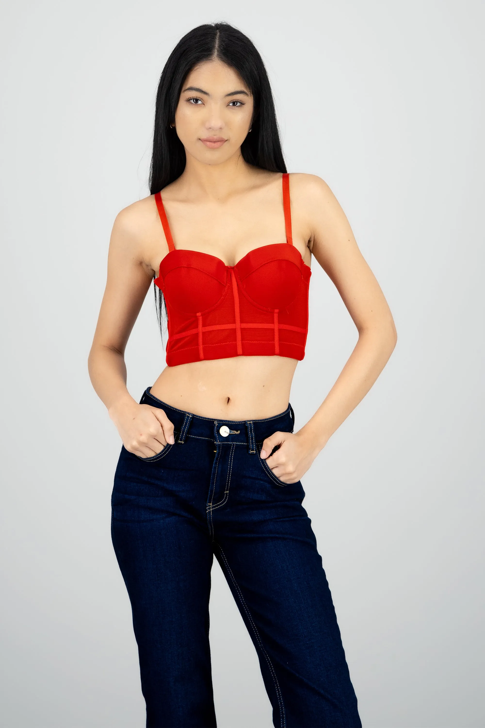 Top corset detalle copas sold by Shasa