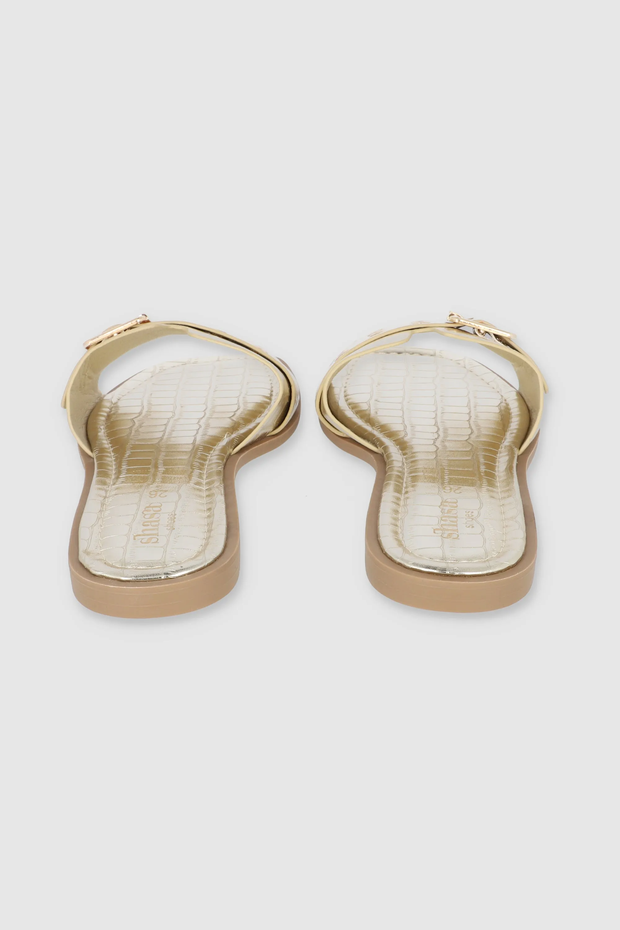 Sandalia tira ancha hebilla eyelets sold by Shasa product image thumbnail 5