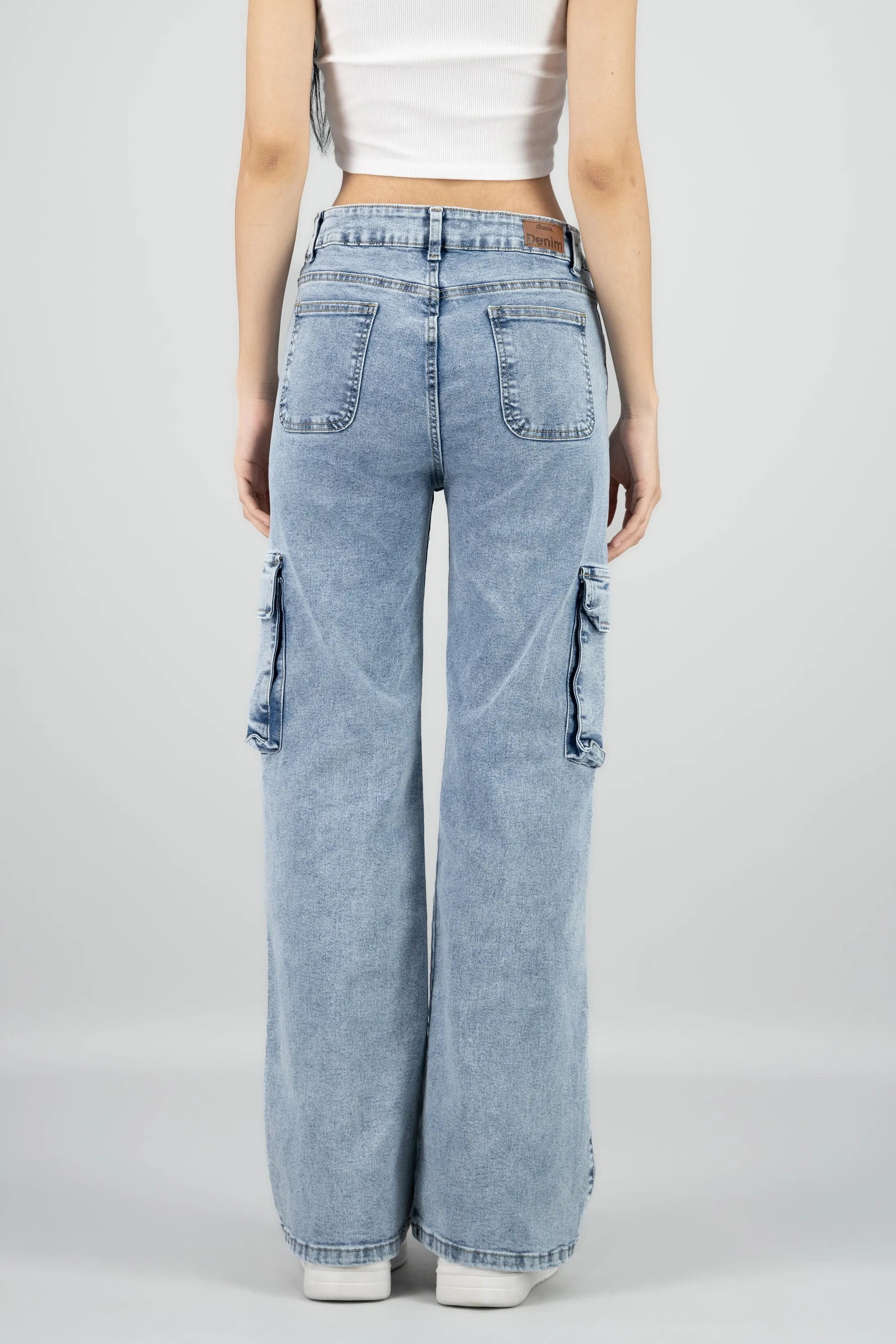 Jeans cargo 2 bolsas simétrico sold by Shasa product image thumbnail 4