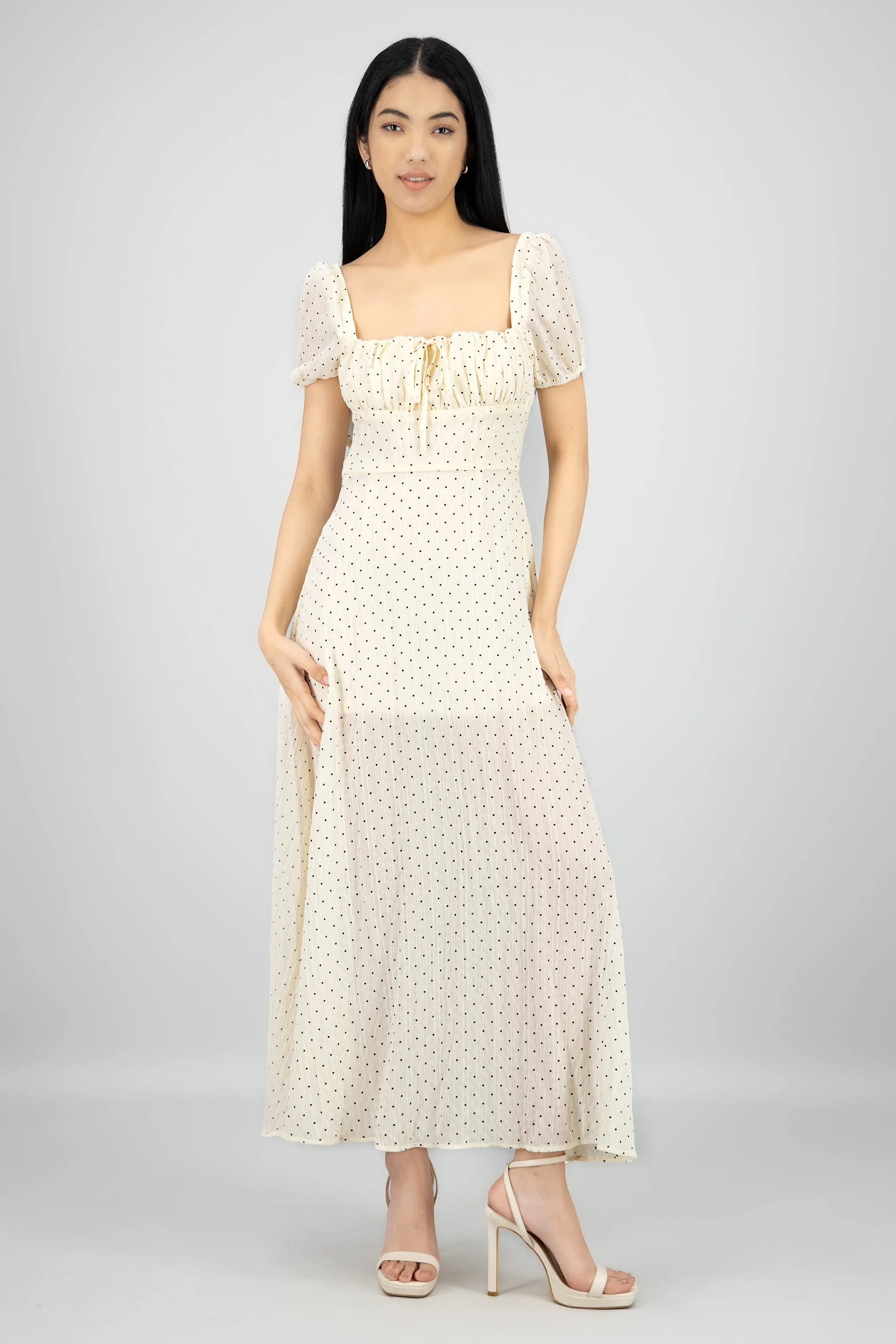 Vestido maxi mini polka dots sold by Shasa product image thumbnail 2
