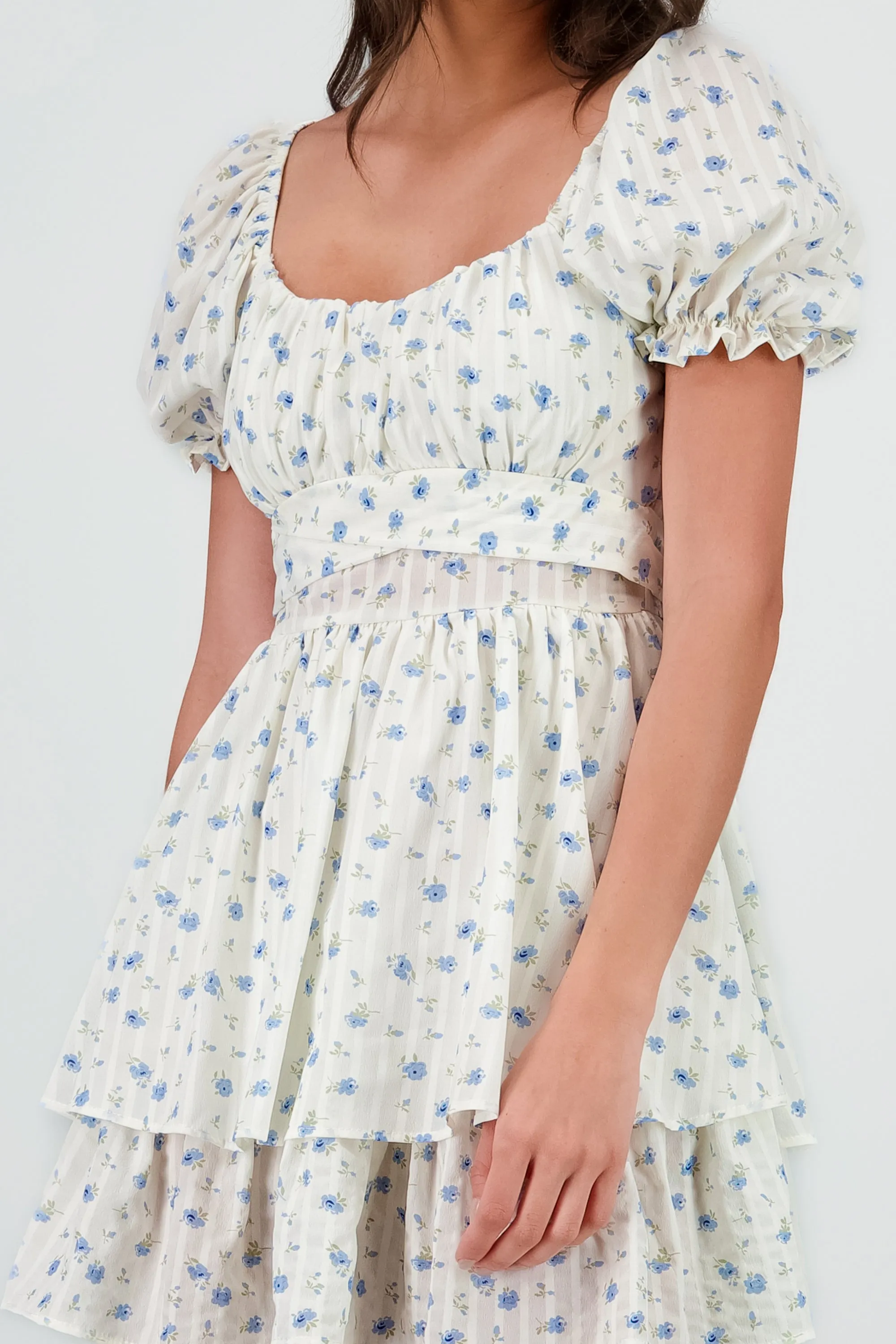 Vestido flores estampado manga corta sold by Shasa product image thumbnail 5