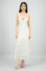 Vestido maxi textura de flores sold by Shasa