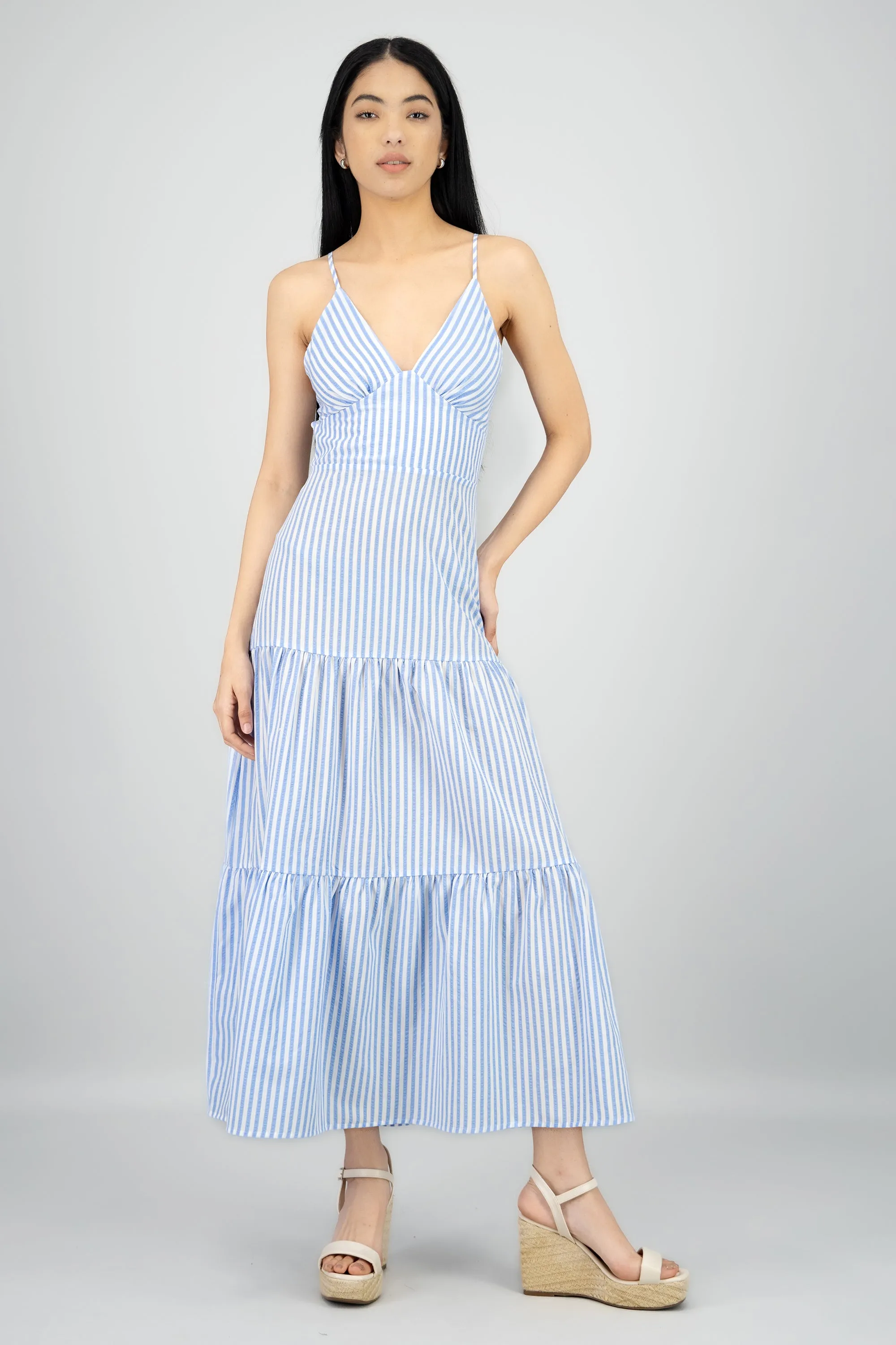 Vestido maxi estampado rayas sold by Shasa