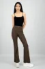 Pantalones suaves flare lisos sold by Shasa