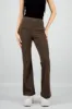 Pantalones suaves flare lisos sold by Shasa