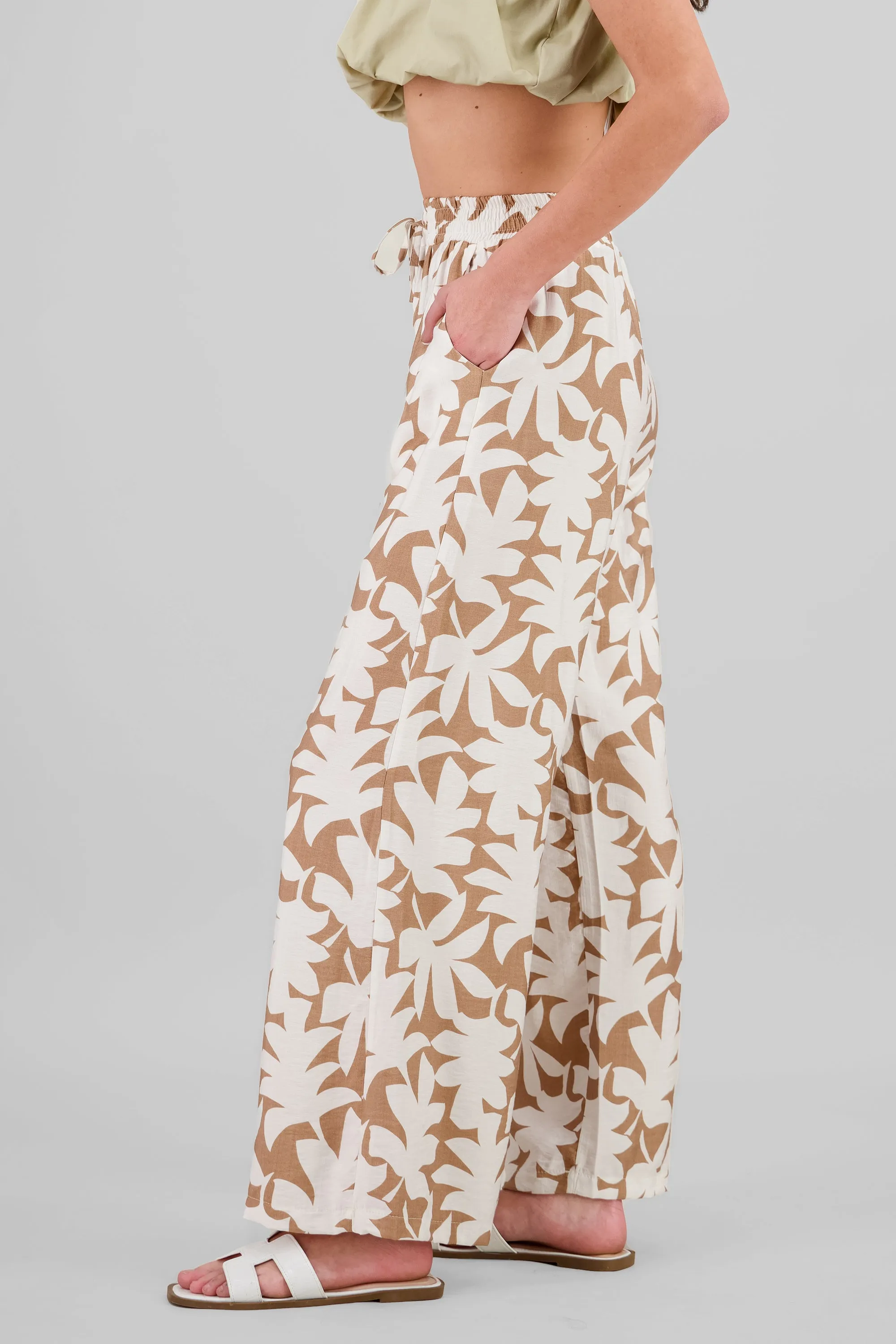 Pantalon amplio estampado tropical sold by Shasa product image thumbnail 3