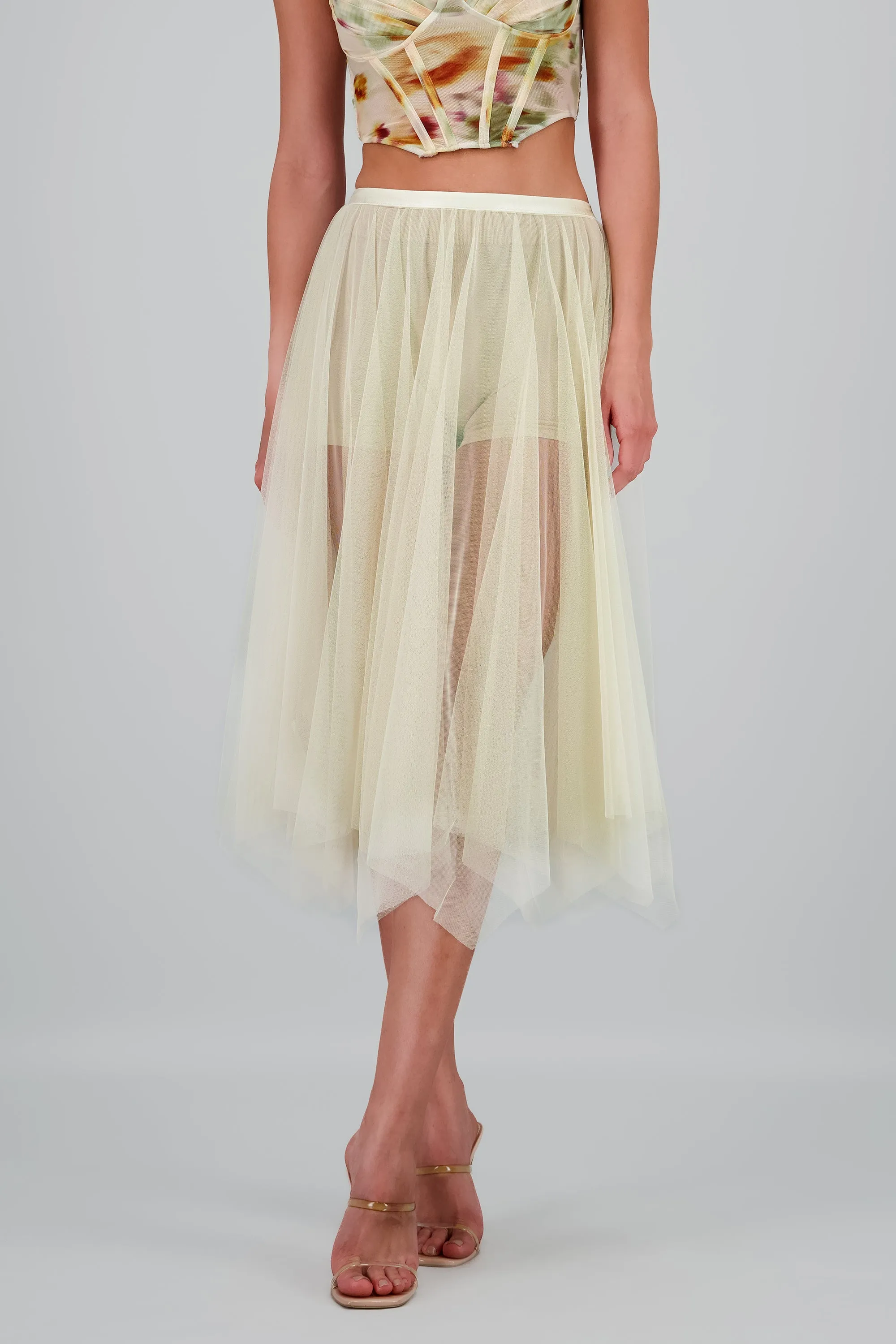 Falda midi mesh polkas sold by Shasa product image thumbnail 2