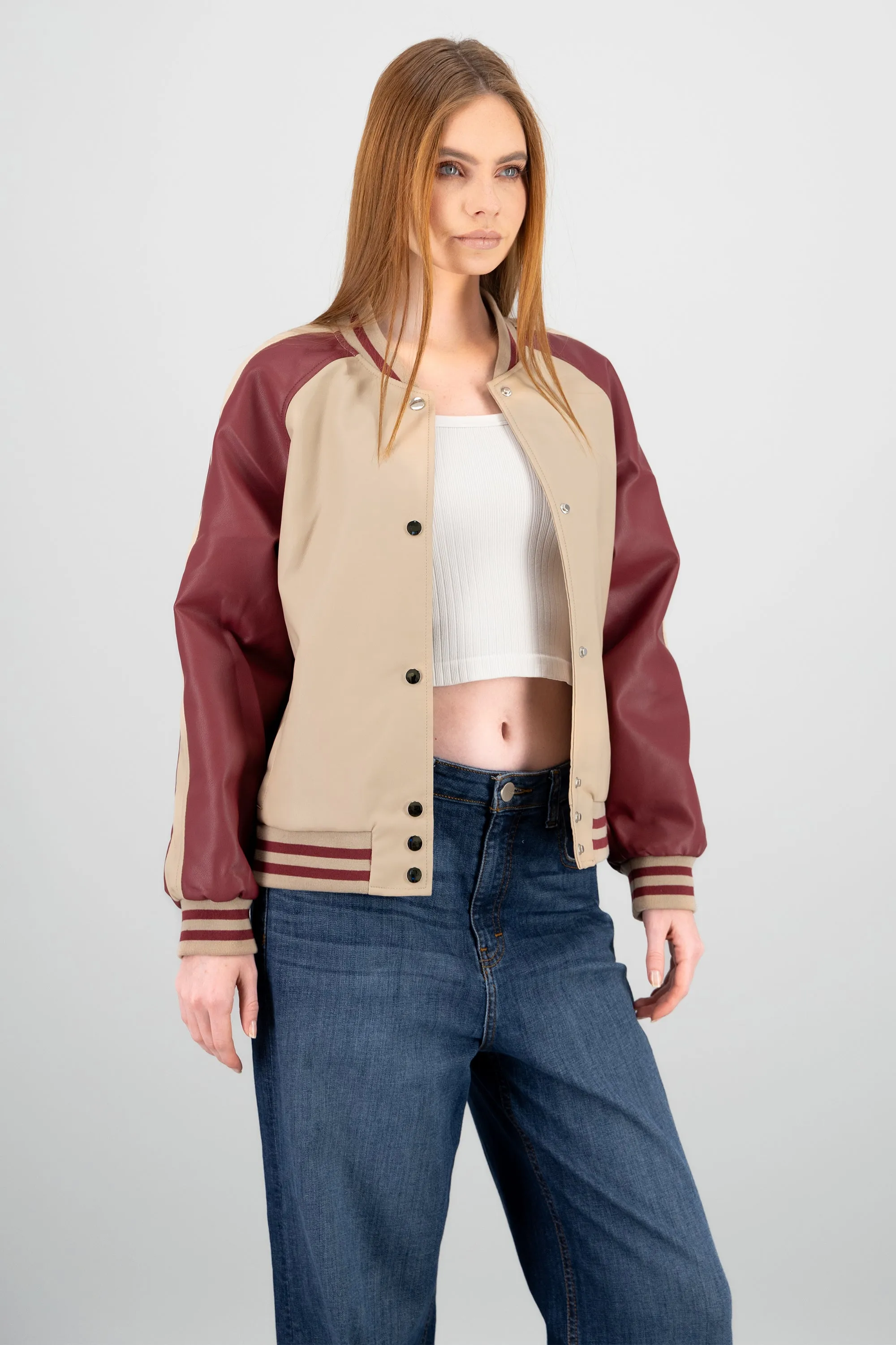 Chamarra bomber efecto piel sold by Shasa product image thumbnail 3