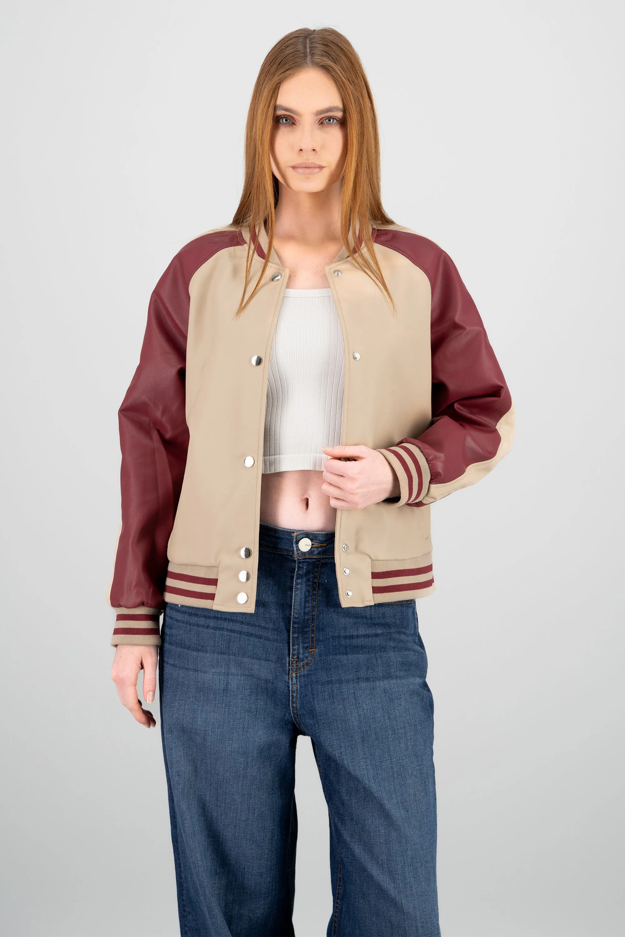 Chamarra bomber efecto piel sold by Shasa product image thumbnail 2