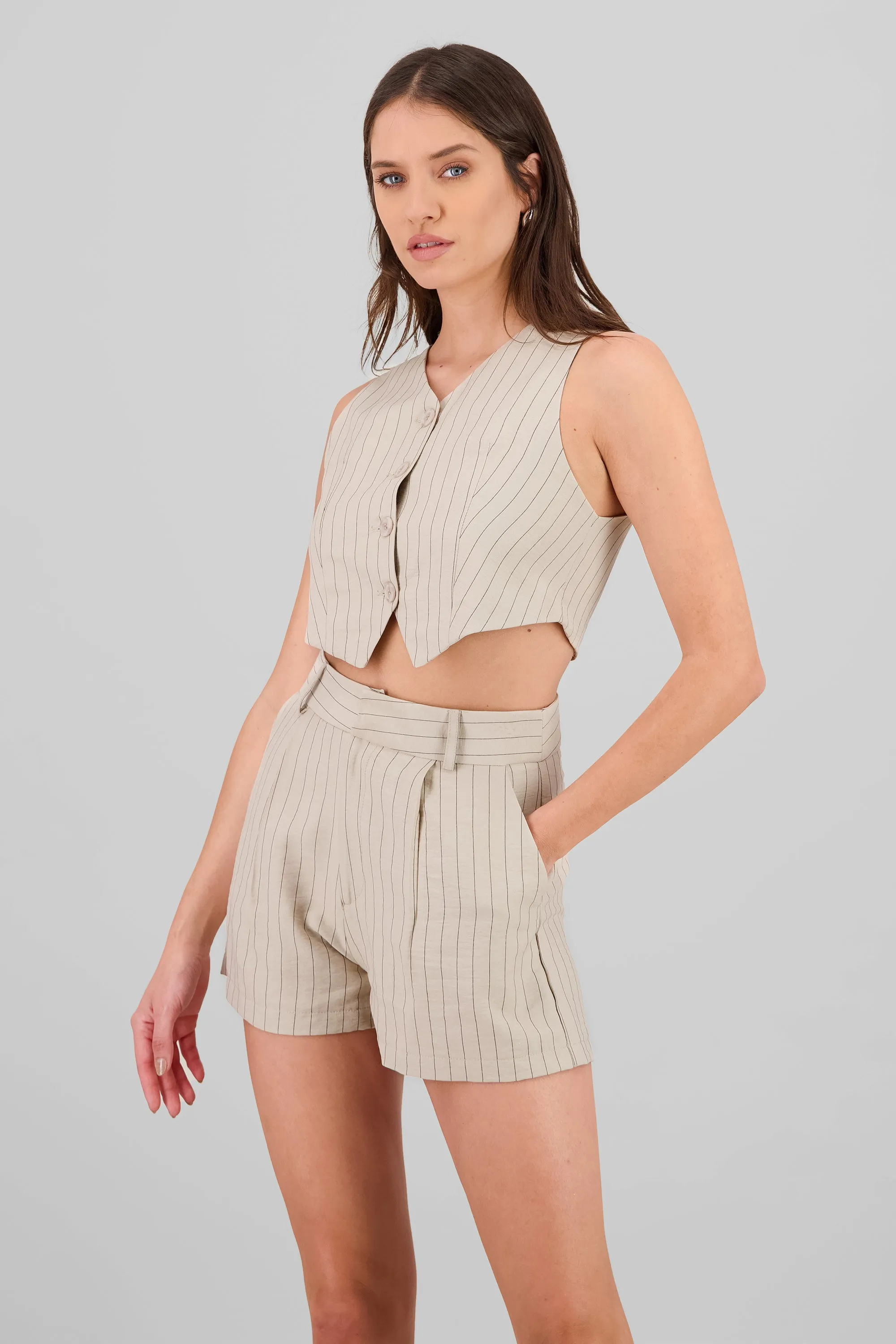 Chaleco rayas detalle pinzas sold by Shasa product image thumbnail 2