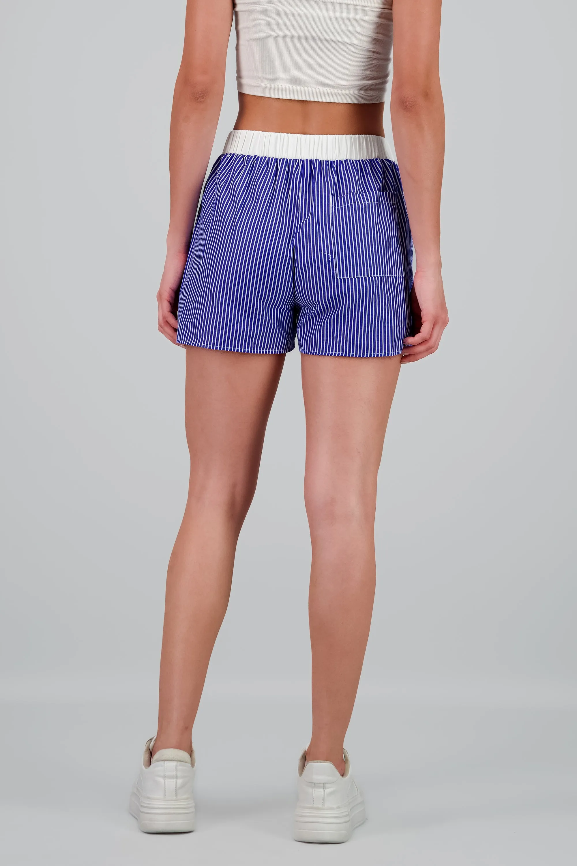 Shorts de rayas tipo boxers con contraste sold by Shasa product image thumbnail 4