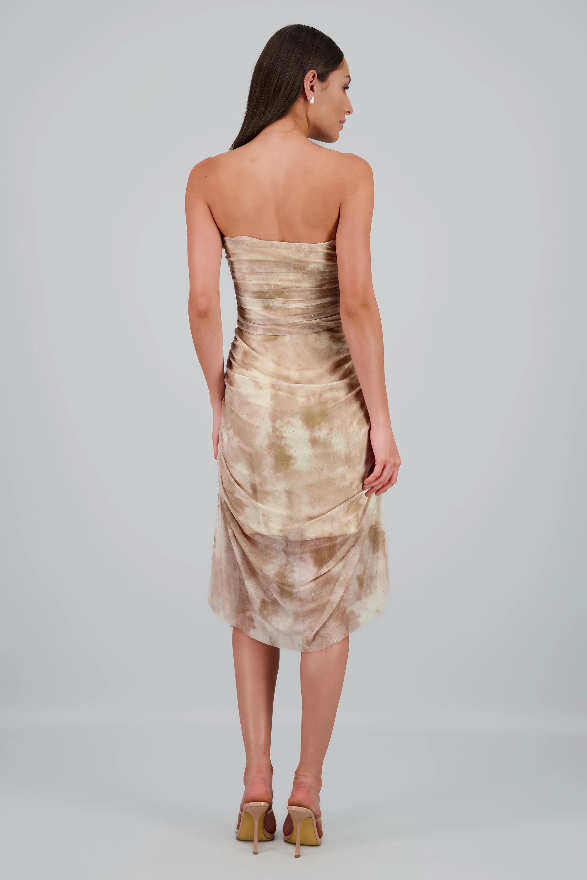 Vestido midi mesh brillos sold by Shasa product image thumbnail 4