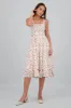 Vestido maxi flores bordado sold by Shasa