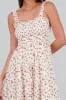 Vestido maxi flores bordado sold by Shasa