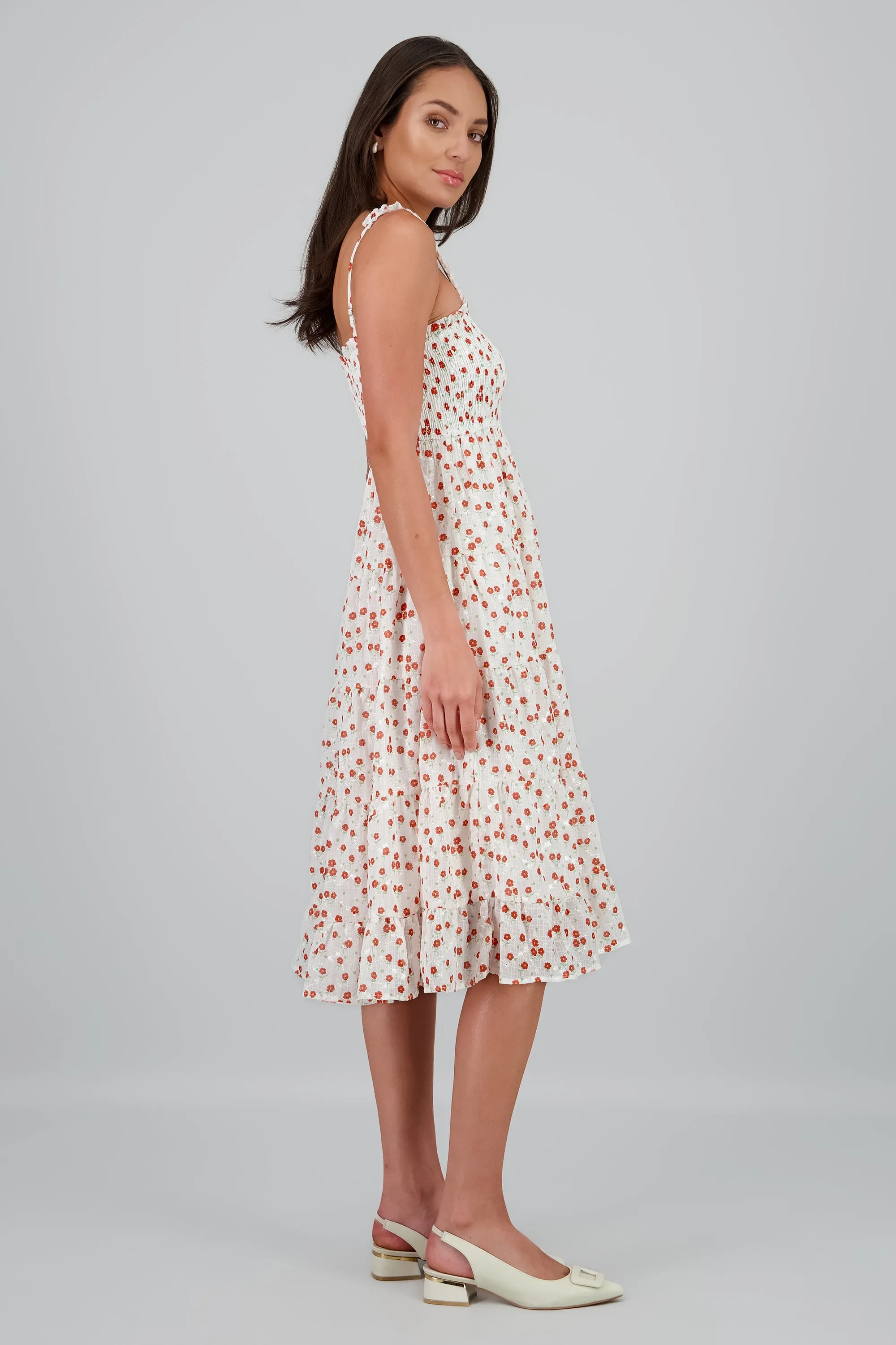 Vestido maxi flores bordado sold by Shasa product image thumbnail 3