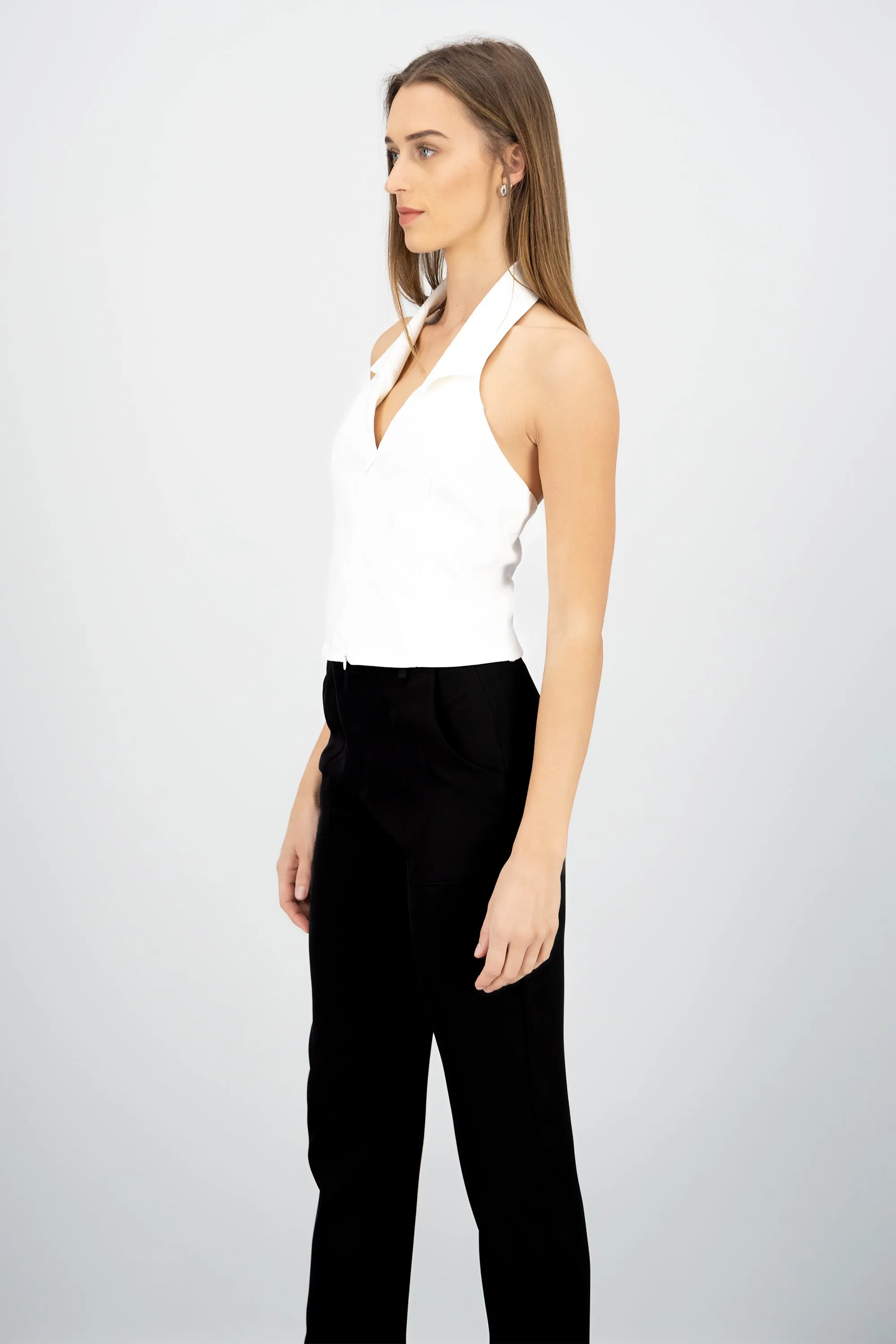Top halter con cierre liso sold by Shasa product image thumbnail 3