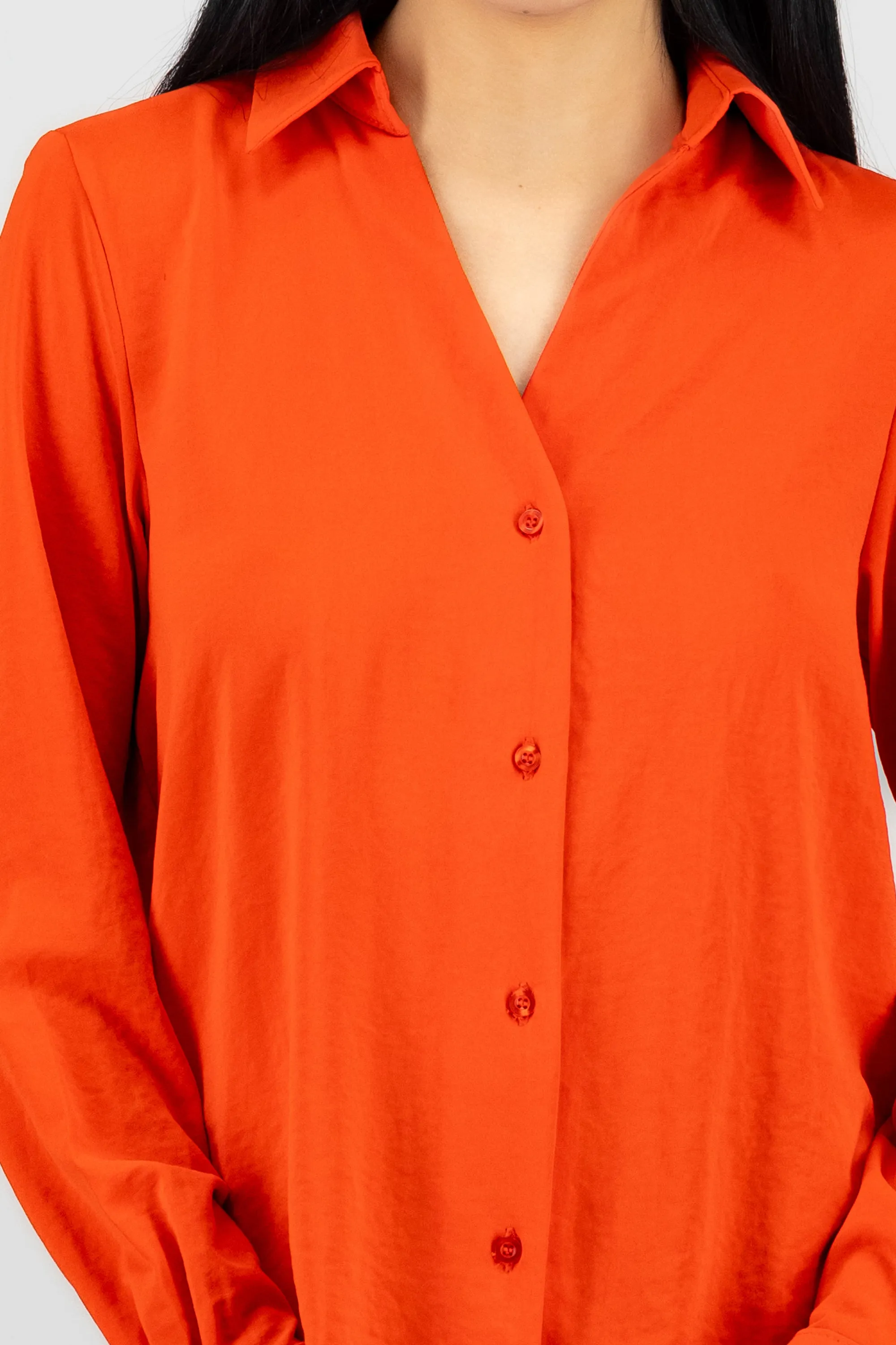 Camisa de manga larga con textura lisa sold by Shasa product image thumbnail 5